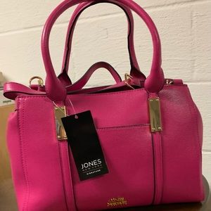 NWT Jones New York Harper Satchel Purse Handbag ~ Fresh Berry